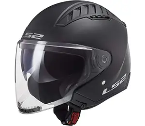 Casco para moto abierto